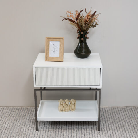 Mesa Lateral de Quarto Neo Branco