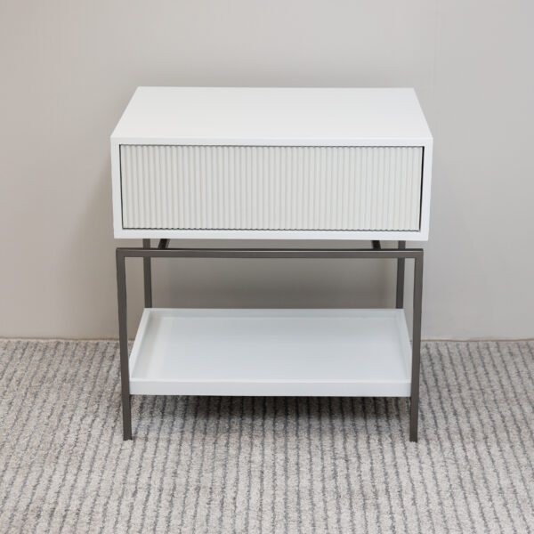 Mesa Lateral de Quarto Neo Branco