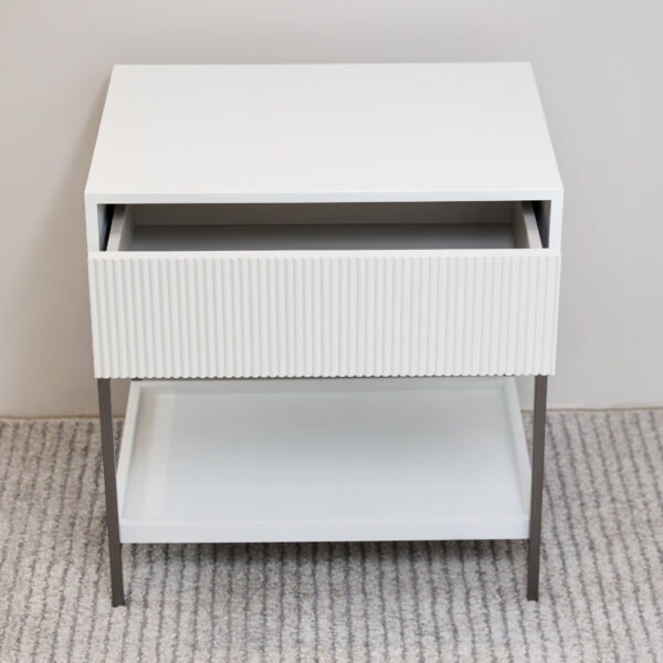 Mesa Lateral de Quarto Neo Branco