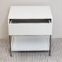 Mesa Lateral de Quarto Neo Branco