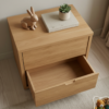 Mesa Lateral de Quarto Concept Freijó