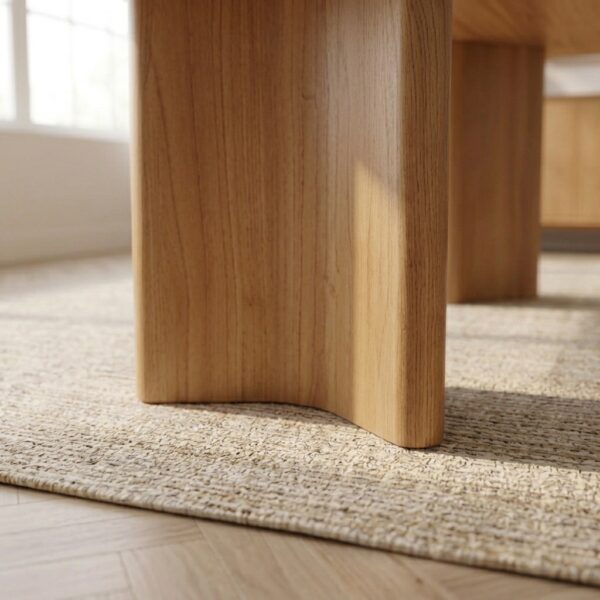 Mesa de Jantar Milão 2,20 x 1,10 Toda Castanho
