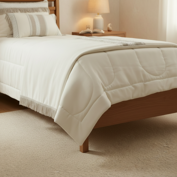 Cama Solteiro Pietra Amêndoa