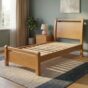 Cama Reali 0,90 Solteiro Amêndoa
