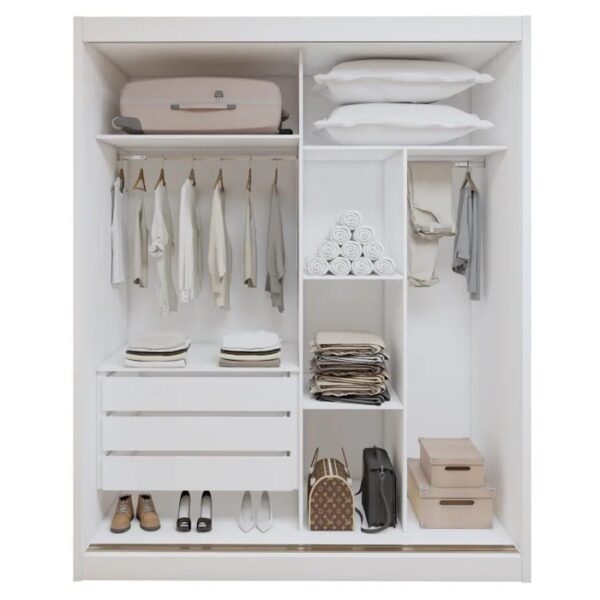 Guarda Roupa Monte Rei 2 Portas Branco