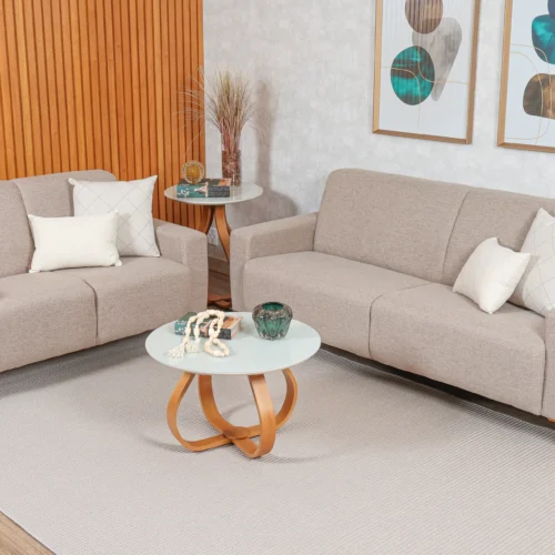 Conjunto de 3 e 2 Lugares Sofá Ref. 2110