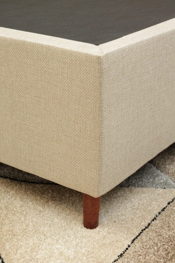 Base Box Solteiro Confort linho