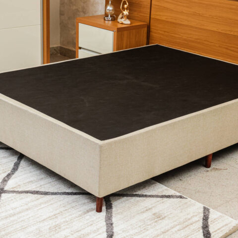 Base box Casal Confort linho
