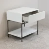 Mesa Lateral de Quarto Neo Branco