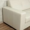 Sofá Príamo 2,42 Couro Off White