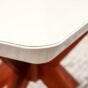 Mesa de Jantar Turim 1,36 x 0,90 Off/Castanho