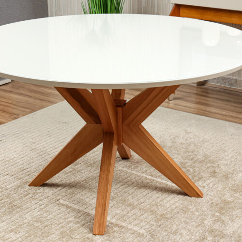 Mesa de Jantar Turim 1,30m Off/Cast