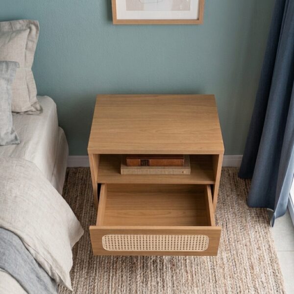 Mesa Lateral de quarto TW48 freijo