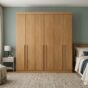 Guarda-roupa Milano 6 Portas Cinamomo