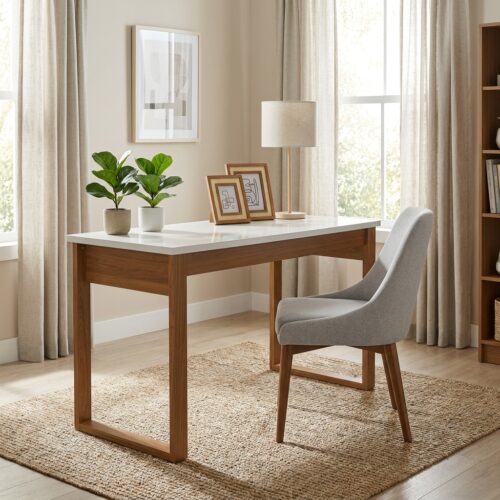 Mesa de Escritório F24 Off/Freijo