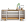 Buffet Arc com Gaveta Off White / Nature