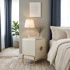 Mesa Lateral de Quarto Atlanta Branco G