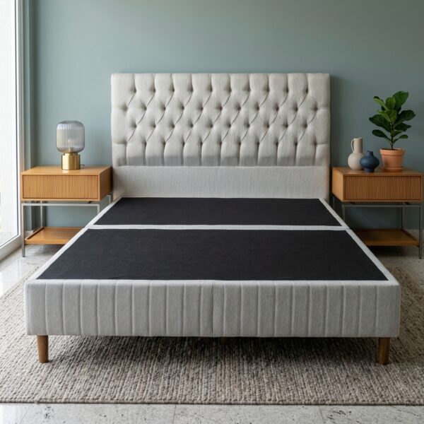 Base Box Queen Sapotti Cinza