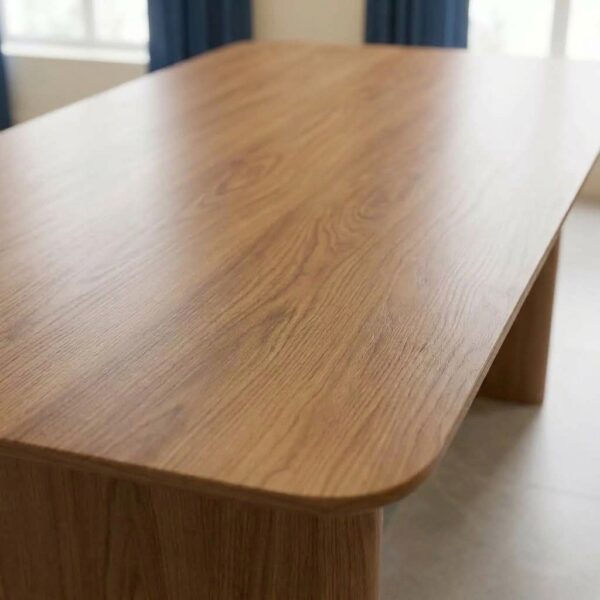 Mesa de Jantar Milão 2,40 x 1,20 Toda Castanho
