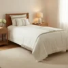 Cama Solteiro Pietra Amêndoa