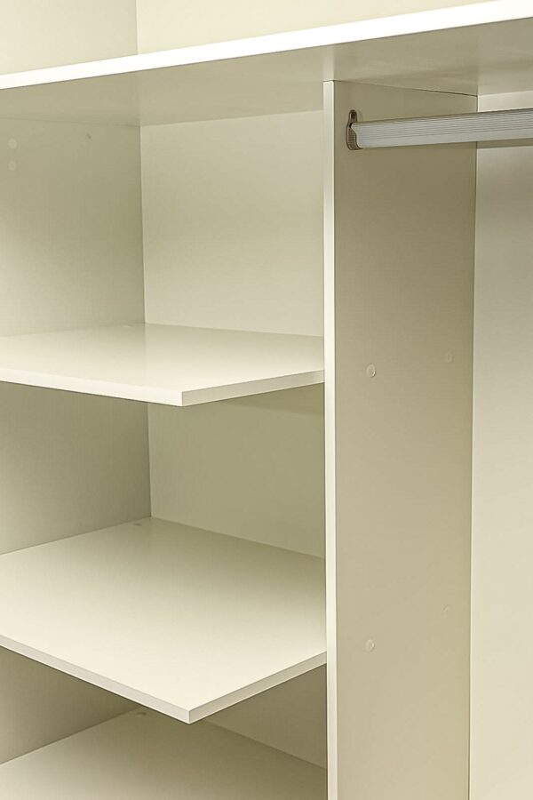 Guarda-roupa TW703 2,67m Freijo/Off/Espelho